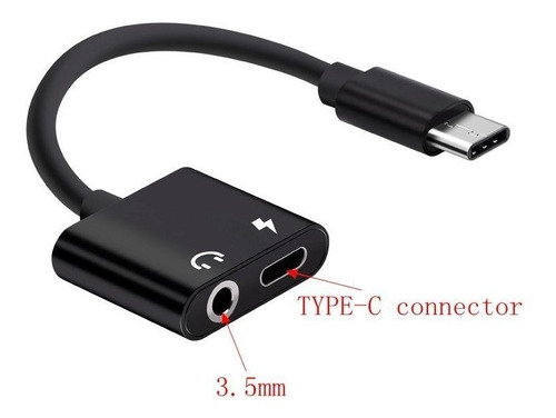ADAPTADOR TIPO C AUDIO Y CARGA