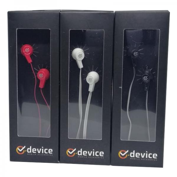 AUD&Iacute;FONOS MANOS LIBRES E-DEVICE E210A