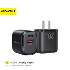 AWEI C6 CUBO CARGADOR 20W USB/C