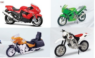 MOTO COLECCION 1.18 MOTOR MAX