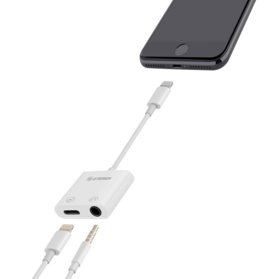 ADAPTADOR PARA IPHONE AUDIO Y CARGA TX-05