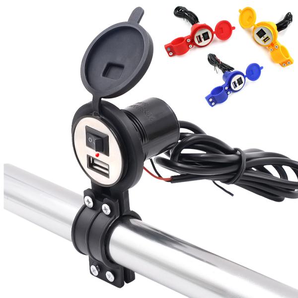 CARGADOR PARA MOTO 12V 2.1A