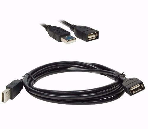 CABLE USB 2.0 DE MACHO A HEMBRA