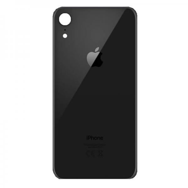 TAPA IPHONE XR NEGRA CON MARCO