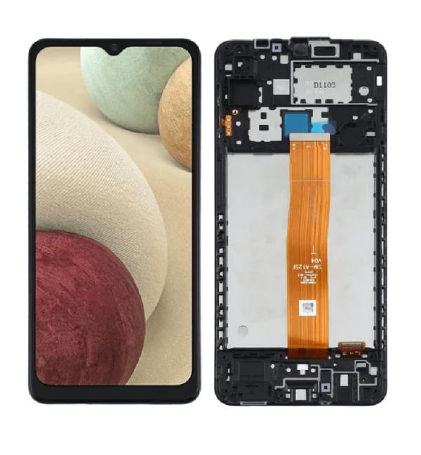 PANTALLA LCD SAMSUNG A12 ORIGINAL CON MARCO ADC
