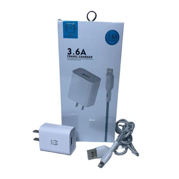 MCM 3.6A I3 CARGADOR IPHONE