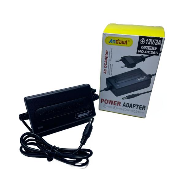 ADAPTADOR DE CORRIENTE 12V / 3A Q-DC266