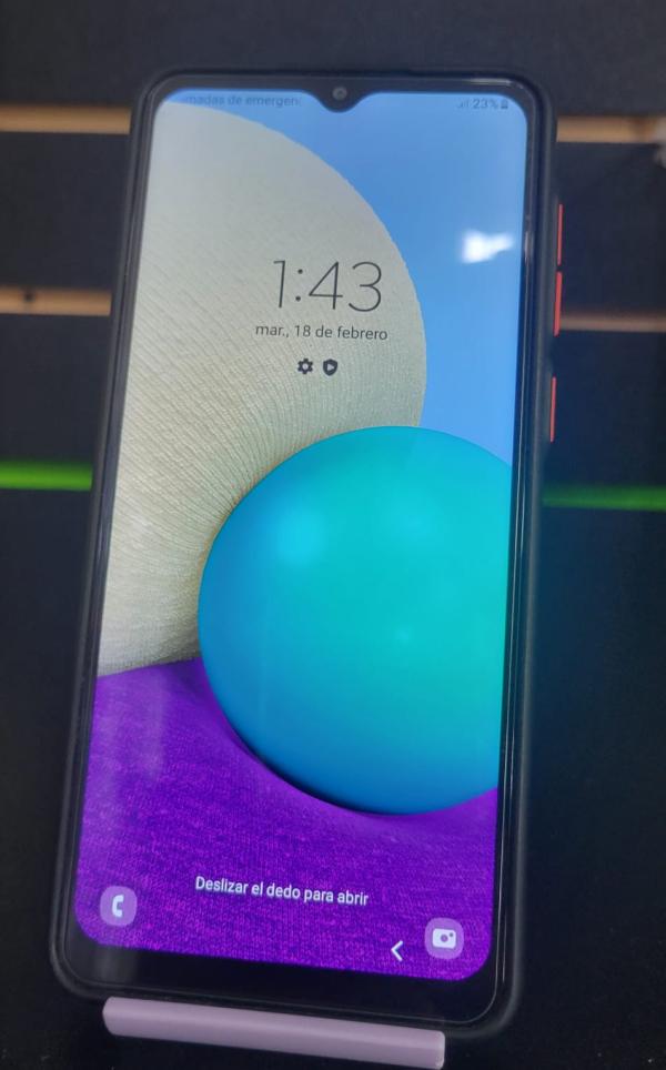 CELULAR SAMSUNG A02 USADO DE SEGUNDA 4GB RAM 64GB almacenamiento