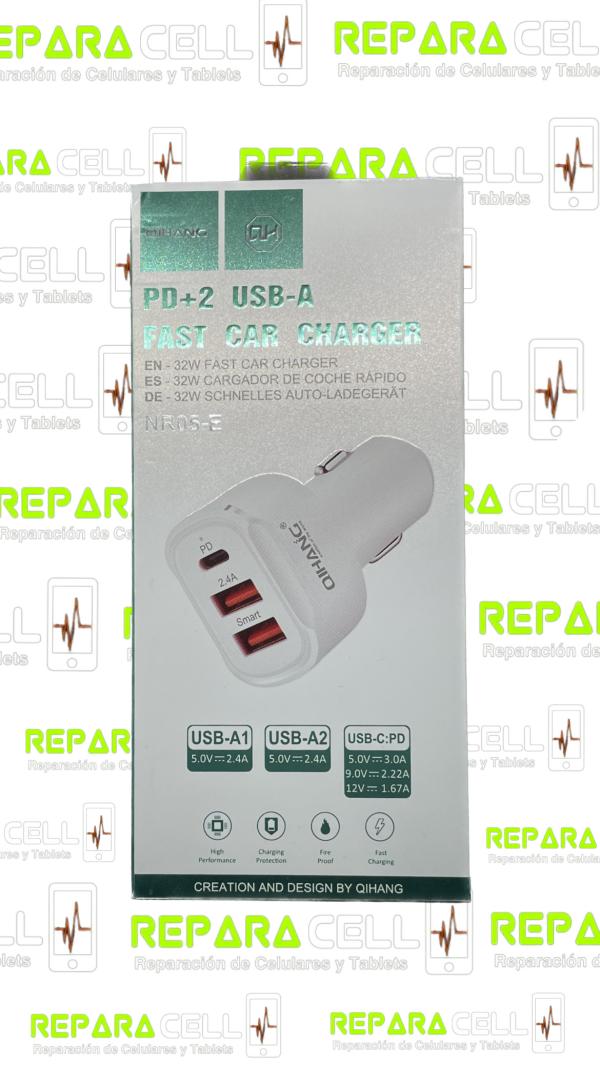QIHANG NR05-E CARGADOR CARRO 32W PD+2