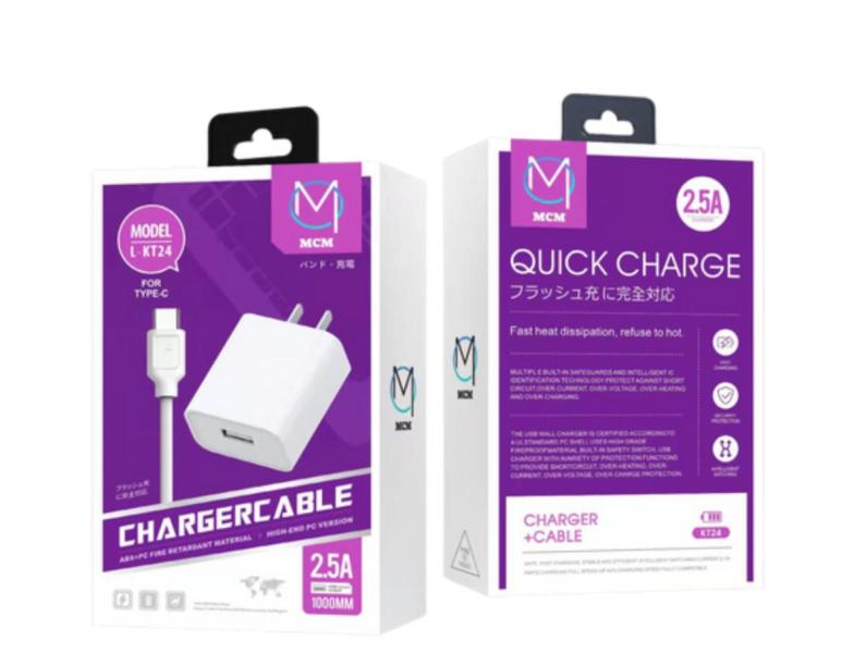 MCM KT24 CARGADOR COMPLETO USB/MICRO USB 2.5A