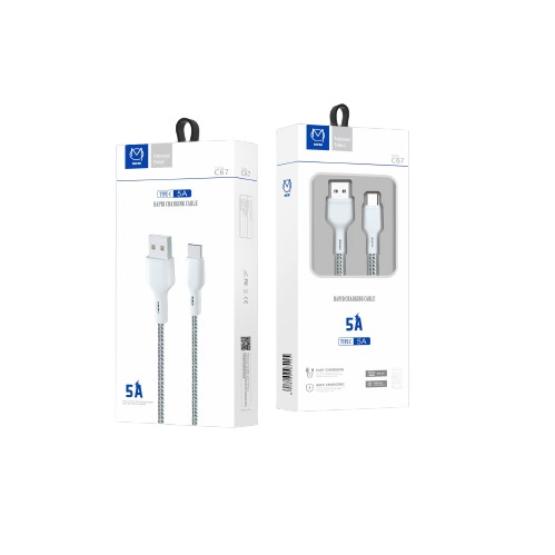 MCM C67 CABLE CORDON USB/C 5A