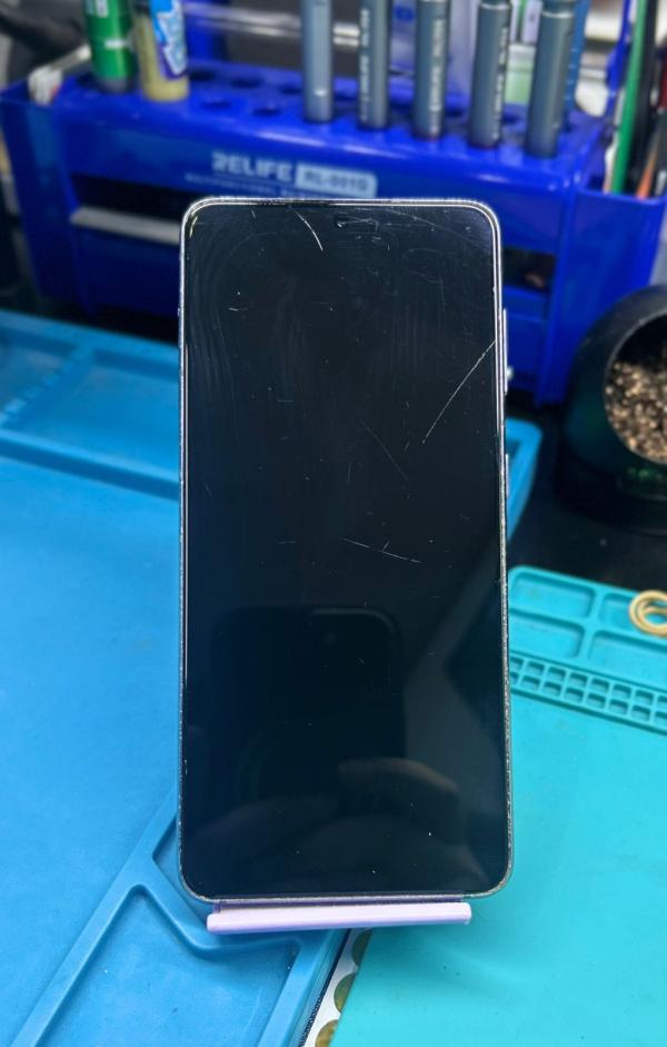 LCD PANTALLA SAMSUNG GALAXY S21 COMPLETA NEGRA CON MARCO ORIGINAL