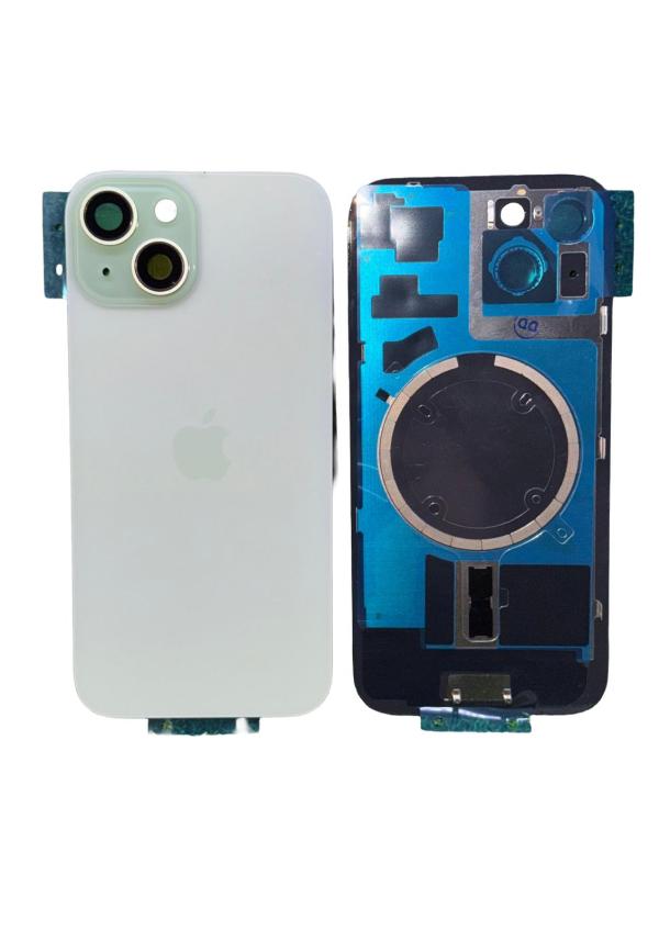 TAPA IPHONE 15 ORIGINAL COMPLETA ADC  - VERDE