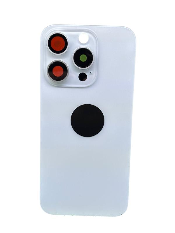 TAPA IPHONE 15 PRO ORIGINAL COMPLETA ADC  - BLANCO TITANIO