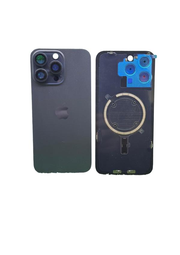 TAPA IPHONE 15 PRO MAX ORIGINAL COMPLETA ADC  - AZUL TITANIO