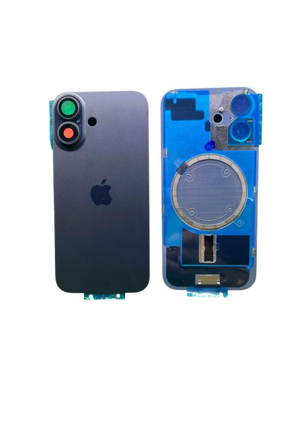 TAPA IPHONE 16 ORIGINAL COMPLETA ADC  - NEGRO