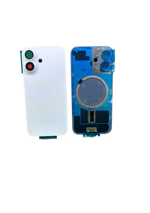 TAPA IPHONE 16 ORIGINAL COMPLETA ADC  - BLANCO