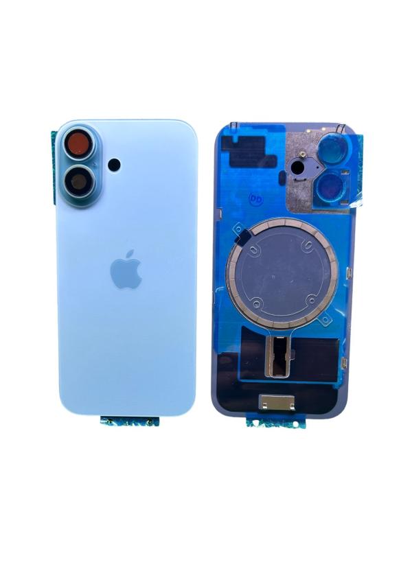 TAPA IPHONE 16 ORIGINAL COMPLETA ADC  - CELESTE