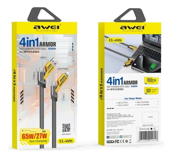 AWEI CL226  CABLE 4 EN 1