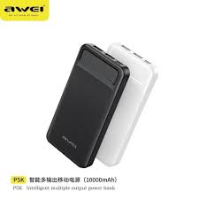 AWEI BATERIA PORTATIL P5K 10.000MAH 2.1A
