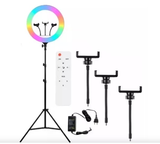 MJ45 ARO DE LUZ 18 RGB