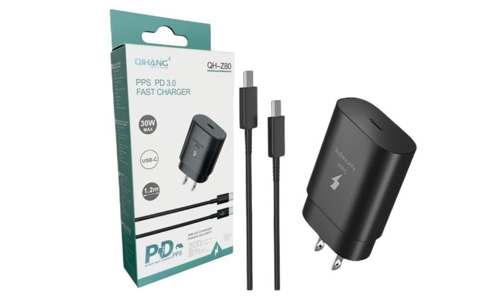 QIHANG Z80 CARGADOR COMPLETO TIPO C 30W