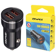AWEI C855 CARGADOR CARRO DOBLE USB 12W