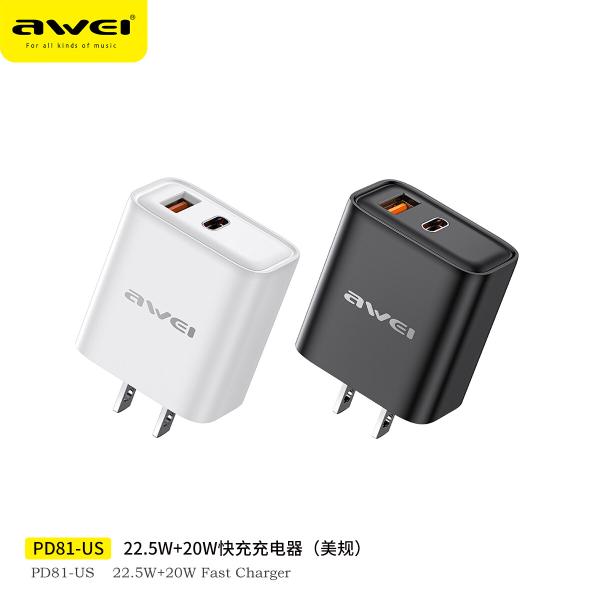 AWEI PD81 CUBO CARGADOR 22.5W