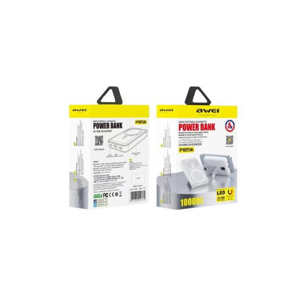 AWEI P185K BATERIA PORTATIL 10.000 MHA 22.5W MAGNETICA